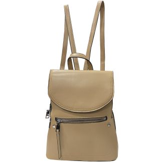 Mochila Cuero Ecológica Beige