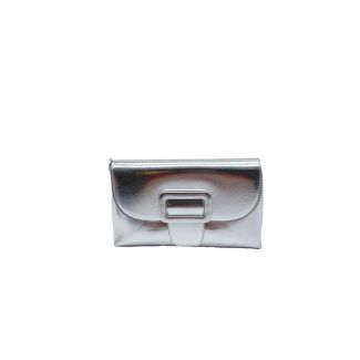 Cartera de fiesta Ecocuero Plata CRX34