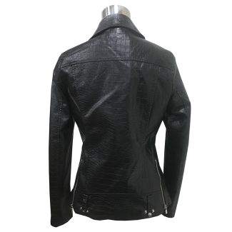 Chaqueta Ecocuero Negro