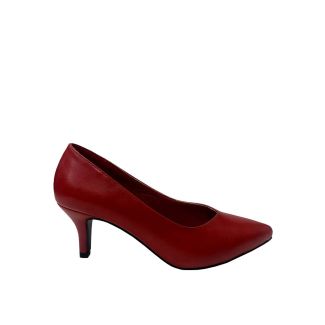 Zapato Reina Ecocuero Rojo