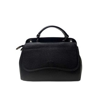 Cartera Cuero Negro