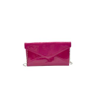 Cartera de fiesta Ecocuero Fucsia CRX37