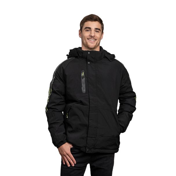 Parka reversible CHG70 Negro-Verde