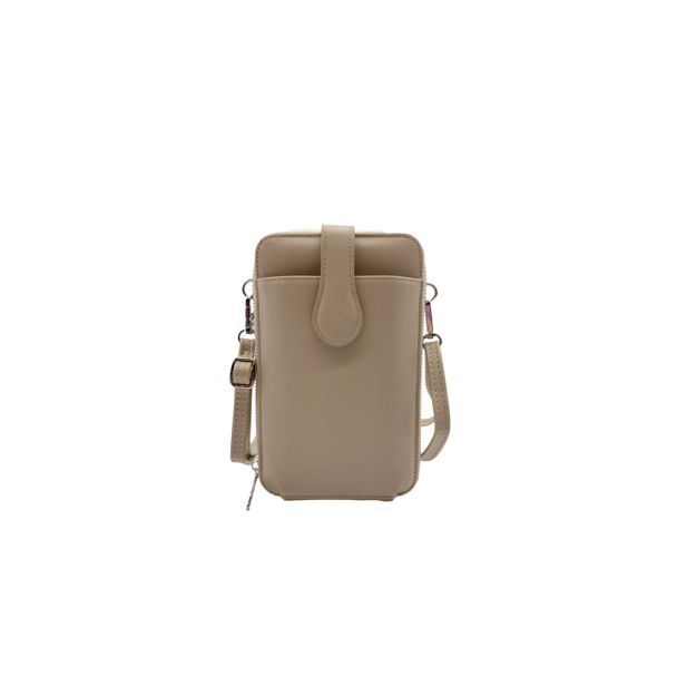 Cartera Ecocuero Beige CRU34