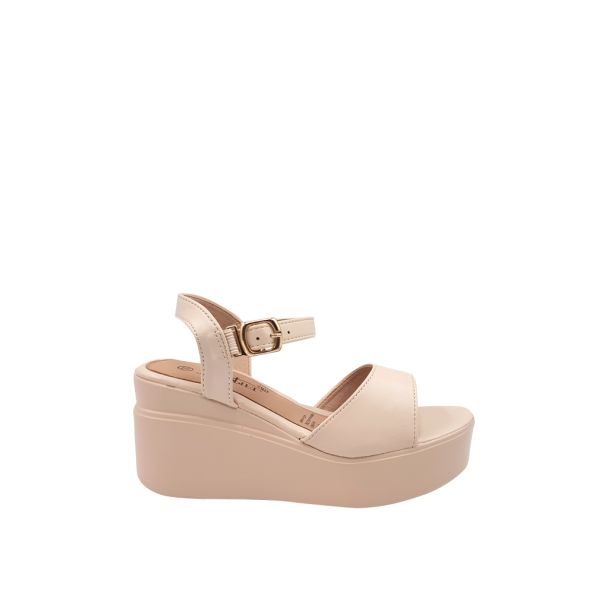 Sandalia Ecocuero Beige