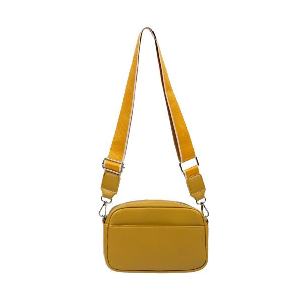 Cartera ecocuero CRU32 Amarillo