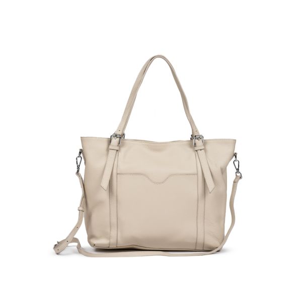 Cartera cuero CRU86 Beige