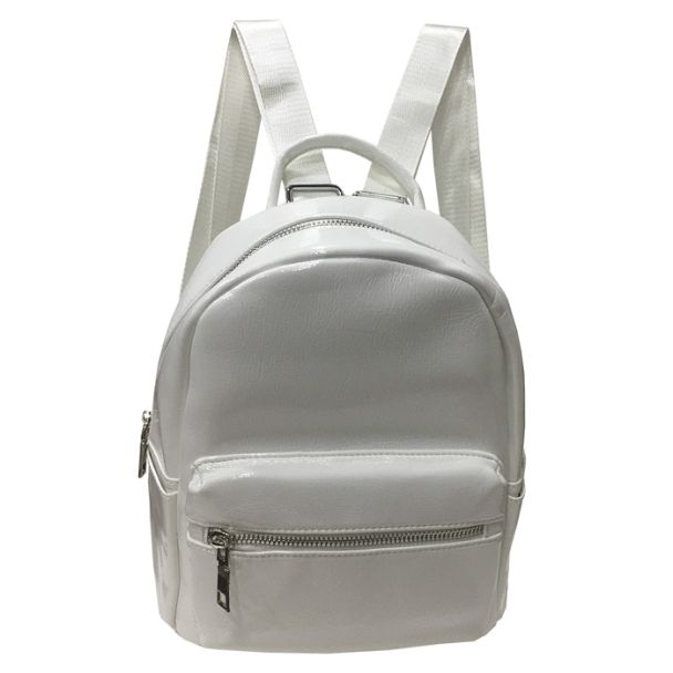 Mochila Cuero Ecológica Blanco