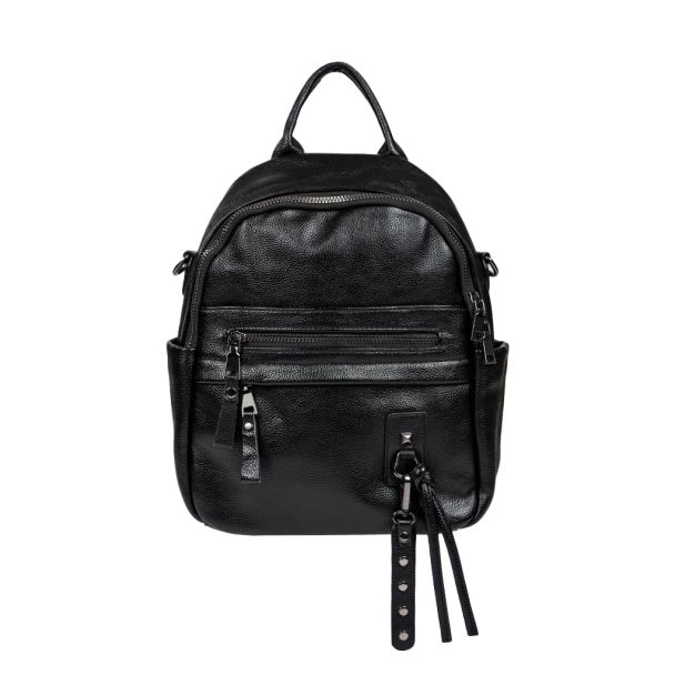 Mochila cuero CRU44 Negro