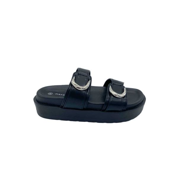 Sandalia Ecocuero ZB038 Negro