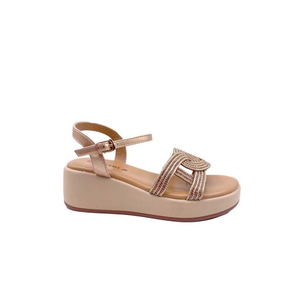 Sandalia Mujer Beige ZB025