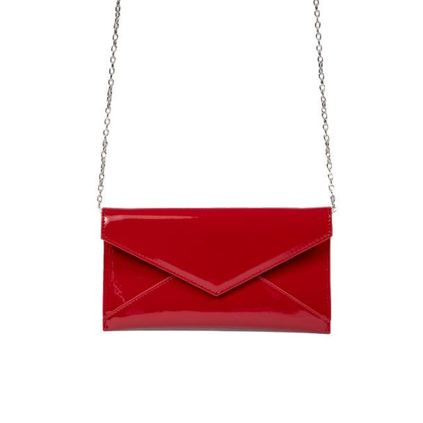 Cartera de fiesta CRX37 Rojo Ecocuero