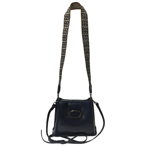 Cartera Cuero Navy