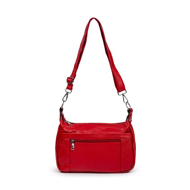 Cartera cuero CRU90 Rojo