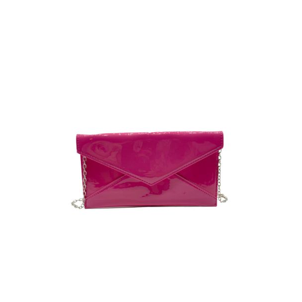 Cartera de fiesta Ecocuero Fucsia CRX37