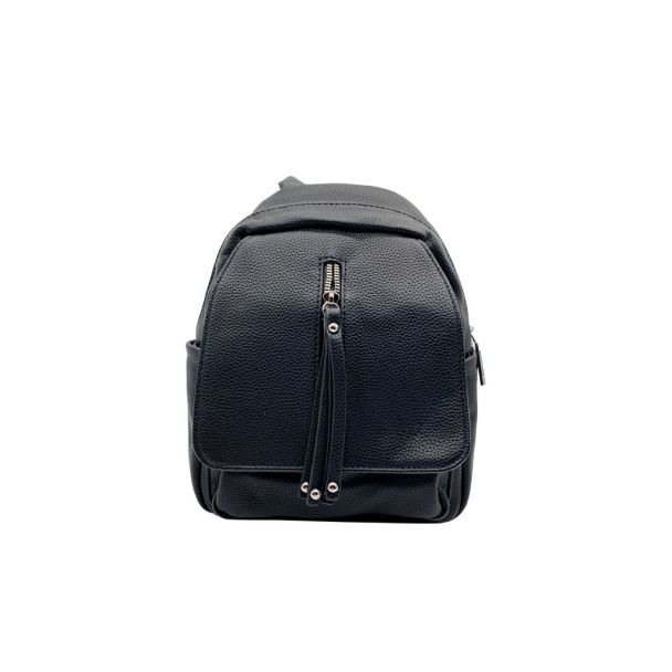 Mochila Ecocuero Negro CRX19